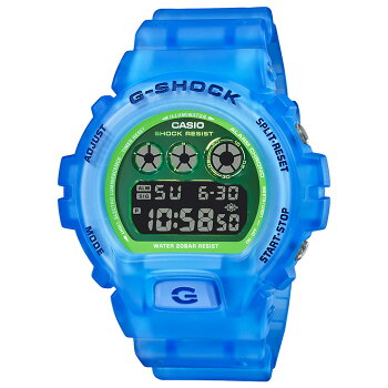 カシオGショックカラー・スケルトンシリーズブルー&グリーンDW-6900LS-2JFCASIOG-SHOCKColorSkeletonSeriesデジタル青緑メンズ腕時計(DW6900LS2JF)