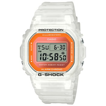 楽天市場 正規品 カシオ Gショック オリジン 5600 カラースケルトンシリーズ ホワイト オレンジ Dw 5600ls 7jf Casio Origin G Shock Color Skeleton Series デジタル 白 メンズ 腕時計 Dw5600ls7jf あす楽 時計 ブランド専門店 アイゲット