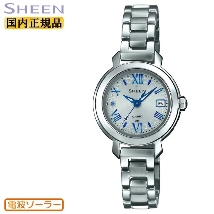 楽天市場】カシオ シーン 電波 ソーラー シルバー SHW-5300D-7AJF 