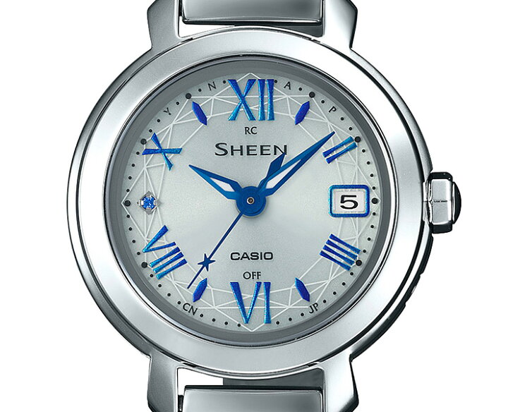 楽天市場】カシオ シーン 電波 ソーラー シルバー SHW-5300D-7AJF