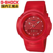 楽天市場】g-shock aw-500bb-4ejf レッドの通販