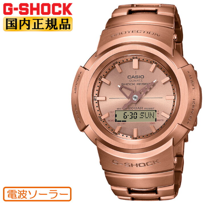 楽天市場】G-SHOCK Gショック 電波 ソーラー AWM-500GD-4AJF ローズ 