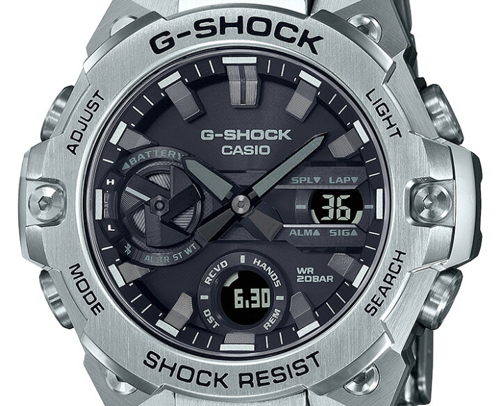 楽天市場】正規品 カシオ Gショック Gスチール モバイルリンク シルバー&ブラック GST-B400D-1AJF CASIO G-SHOCK G-STEEL Bluetooth デジタル&アナログ コンビネーション 黒 銀色 メンズ 腕時計 (GSTB400D1AJF)【あす楽】 : 時計・ブランド専門店 アイゲット 楽天市場】正規品 カシオ Gショック Gスチール モバイルリンク シルバー&ブラック GST-B400D-1AJF CASIO G-SHOCK G-STEEL Bluetooth デジタル&アナログ コンビネーション 黒 銀色 メンズ 腕時計 (GSTB400D1AJF)【あす楽】 : 時計・ブランド専門店 アイゲット