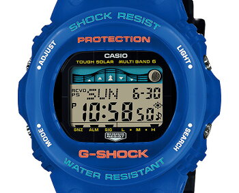 カシオGショックイルカクジラ2021電波ソーラーGライドブルー&ブラックGWX-5700K-2JRCASIOG-SHOCKG-LIDEデジタルイルクジ「アイサーチ・ジャパン」30周年記念タイドグラフムーンデータ黒青メンズ腕時計(GWX5700K2JR)