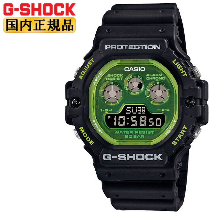 楽天市場 正規品 カシオ Gショック スケルトン文字板 グリーン ブラック Dw 5900ts 1jf Casio G Shock デジタル 黒 緑 メンズ 腕時計 Dw5900ts1jf あす楽 時計 ブランド専門店 アイゲット