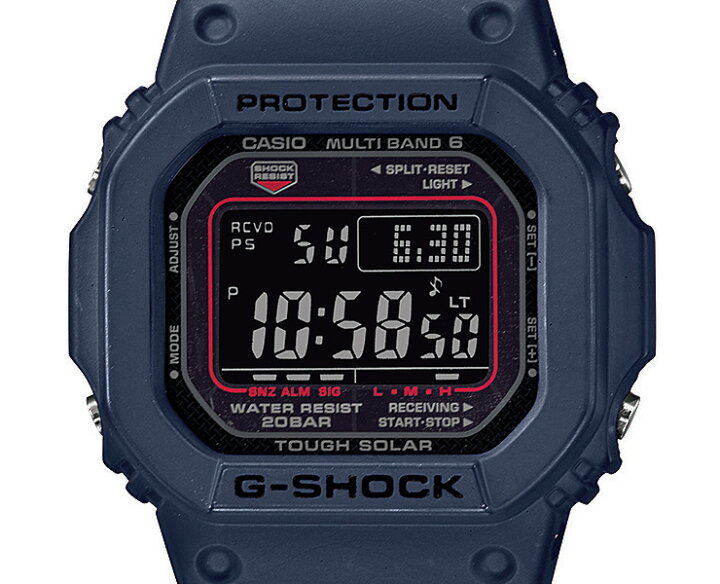 楽天市場】G-SHOCK Gショック 電波 ソーラー GW-M5610U-2JF ネイビー 