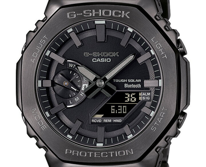 楽天市場】G-SHOCK フルメタル オールブラック GM-B2100BD-1AJF カシオ 