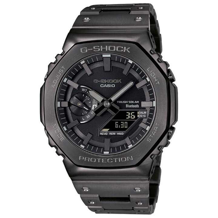 楽天市場】G-SHOCK Gショック フルメタル オールブラック GM-B2100BD 