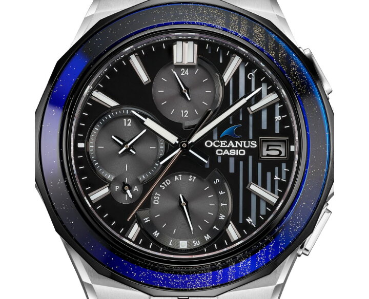 楽天市場】カシオ オシアナス マンタ 蒔絵- 蒔きぼかし抜描瀧文- OCW  