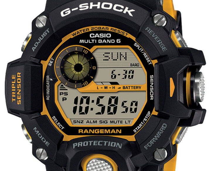 楽天市場】G-SHOCK Gショック 電波 ソーラー レンジマン GW-9400YJ-1JF 