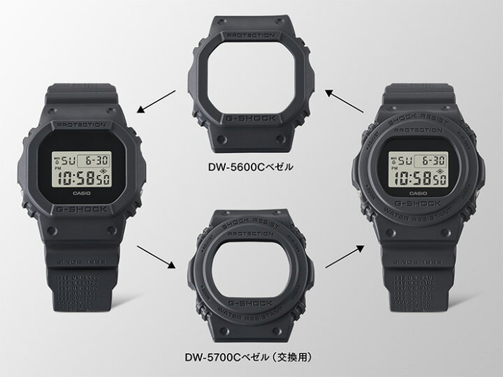 楽天市場】G-SHOCK ORIGIN 替えベゼルセット DWE-5657RE-1JR CASIO 