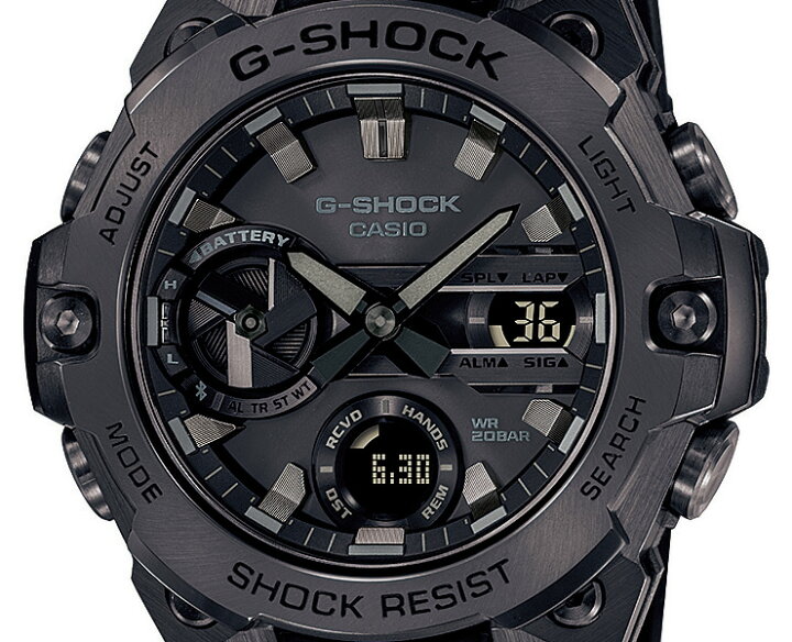 楽天市場】G-SHOCK G-STEEL GST-B400BB-1AJF カシオ CASIO Gショック G 