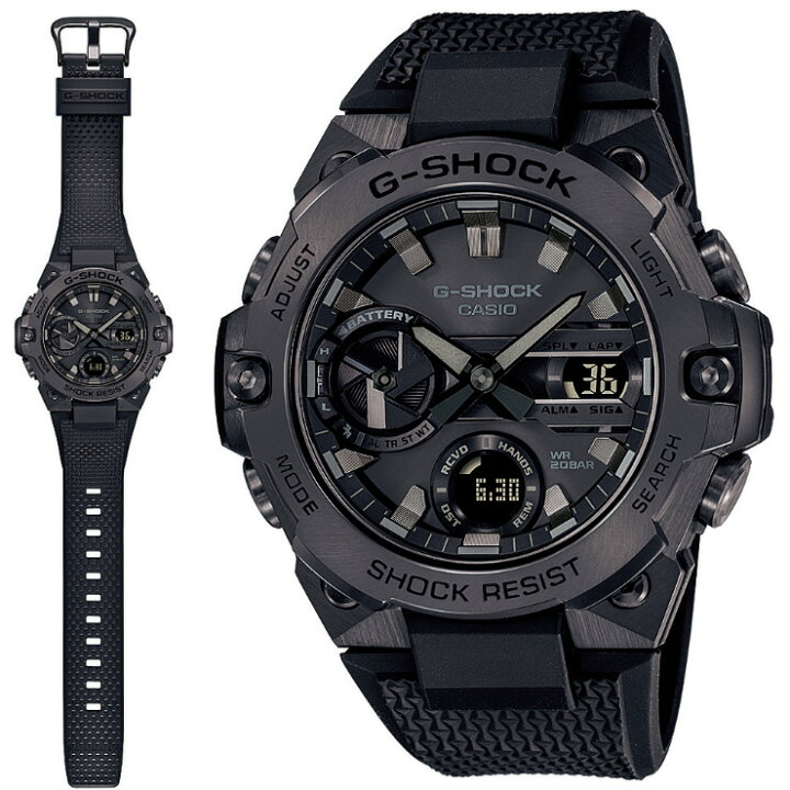 楽天市場】G-SHOCK G-STEEL GST-B400BB-1AJF カシオ CASIO Gショック G 