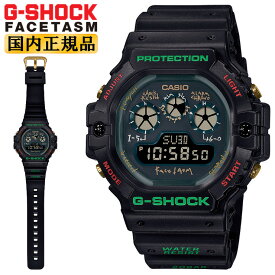 G-SHOCK FACETASM コラボレーションモデル DW-5900FA-1JR CASIO カシオ Gショック ブラック 黒 デジタル オクタゴン 八角形 メンズ 腕時計 （DW5900FA1JR）【あす楽】