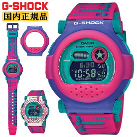 G-SHOCK カプセルタフ ジェイソン G-B001RG-4JR CASIO カシオ Gショック 着脱可能なカプセルベゼル Bluetooth搭載 モバイルリンク機能 ピンク＆ブルーグリーン 緑 青 デジタル ラウンド メンズ 腕時計 （GB001RG4JR）【あす楽】