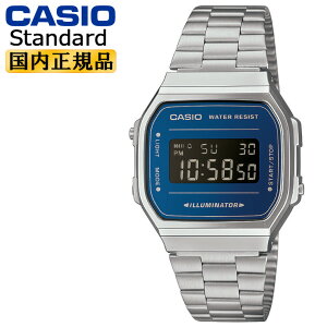 �J�V�I �X�^���_�[�h A168WEM-2BJF CASIO Standard �f�W�^�� �X�N�G�A ���^���o���h �`�[�v�J�V�I �`�v�J�V �v�`�v�� �����Y ���f�B�[�X �r���v �iA168WEM2BJF�j[�݌ɂ���]