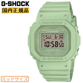 G-SHOCK オリジン ミッドサイズ GMD-S5600BA-3JF CASIO カシオ Gショック ORIGIN MID size スクエア デジタル メンズ レディース ユニセックス 男女兼用 グリーン 緑 ワントーン 腕時計 （GMDS5600BA3JF）【あす楽】