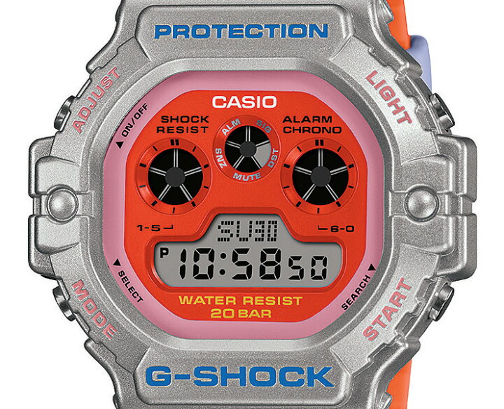 楽天市場】G-SHOCK DW-5900EU-8A4JF オレンジ＆シルバー CASIO カシオ 