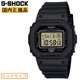 G-SHOCK オリジン ミッドサイズ GMD-S5600BA-1JF ブラック CASIO カシオ Gショック ORIGIN スクエア デジタル ワントーンカラー 黒 メンズ レディース ユニセックス 腕時計 （GMDS5600BA1JF）【あす楽】