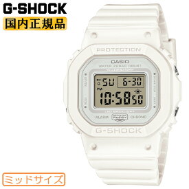 G-SHOCK オリジン ミッドサイズ GMD-S5600BA-7JF ホワイト CASIO カシオ Gショック ORIGIN スクエア デジタル ワントーンカラー 白 メンズ レディース ユニセックス 腕時計 （GMDS5600BA7JF）【あす楽】