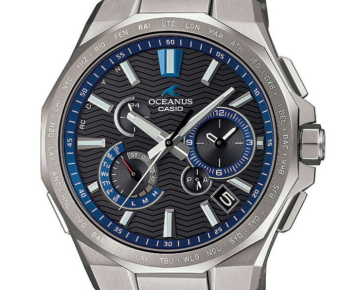 楽天市場】CASIO OCEANUS クラシックライン OCW-T6000-1AJF カシオ  