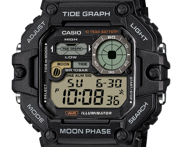 楽天市場】カシオ コレクション WS-1700H-1AJF ブラック CASIO 