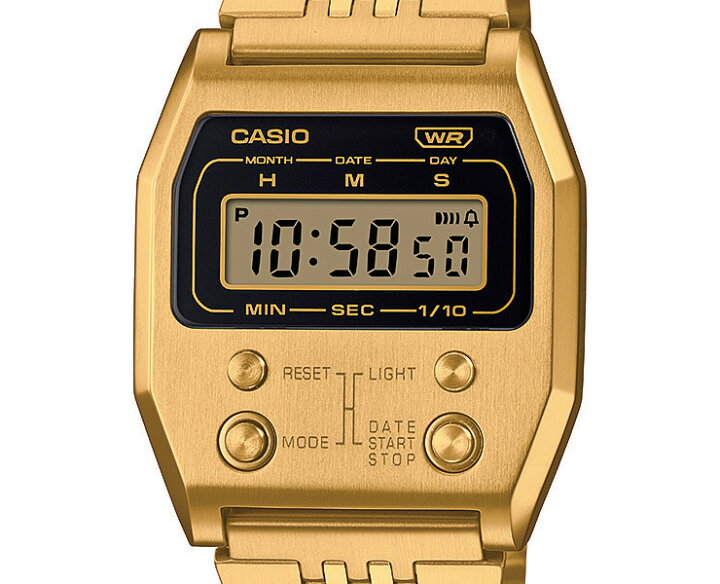 楽天市場】CASIO Classic A1100G-5JF ゴールド カシオ クラシック  