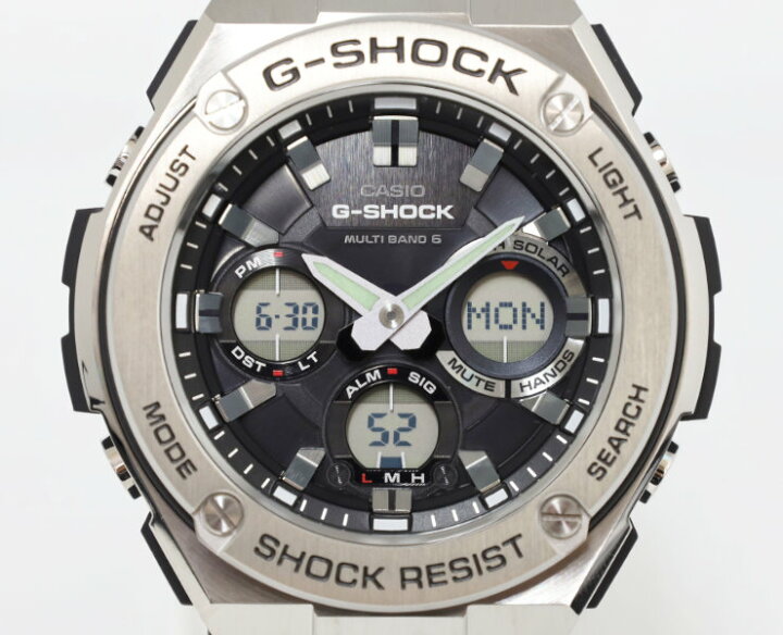 楽天市場】G-SHOCK G-STEEL Gショック 電波 ソーラー GST-W110-1AJF 