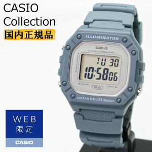 WEB JVI RNV W-218HC-2AJF O[ CASIO Collection fW^ XNGA DF Y rv iW218HC2AJFj [݌ɂ]