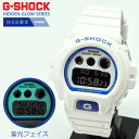 WEB限定 G-SHOCK Gショック DW-6900HDS-7A1JF ホワイト＆ブルー 蓄光文字板 カシオ Gショック オリジン HIDDEN GLOW Series 白 青 メンズ 腕時計 （DW6900HDS7A1JF） [在庫あり]
