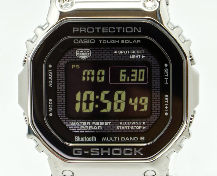 楽天市場】G-SHOCK Gショック フルメタル ブラックベゼル 電波  