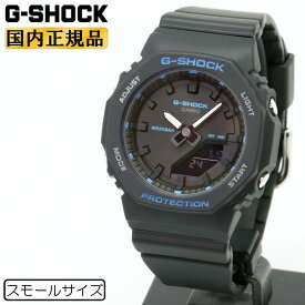 G-SHOCK Gショック スモールサイズ GMA-P2100BA-1AJF ブラック CASIO カシオ オクタゴン 八角形 デジタル＆アナログ コンビネーション ミッドサイズ 黒 ユニセックス レディース 腕時計 （GMAP2100BA1AJF） [在庫あり]
