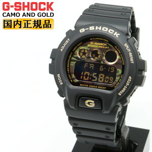 G-SHOCK G�V���b�N CAMO AND GOLD DW-6900CF-1JF �J���t���[�W���� ���ʕ� CASIO BOLD CAMO Series 20�C���h�� LED�o�b�N���C�g �d�r����5�N �����Y �r���v �iDW6900CF1JF�j [�݌ɂ���]