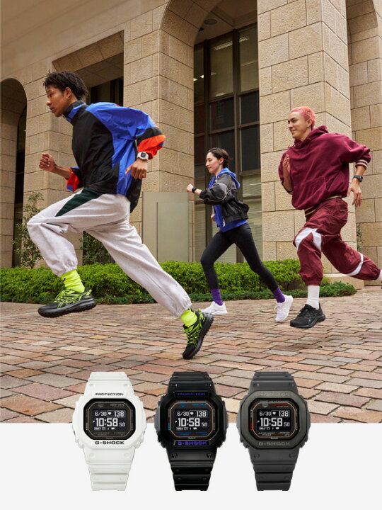 楽天市場】G-SHOCK G-SQUAD DW-H5600-1A2JR ブラック＆ブルー カシオ G  