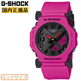 G-SHOCK カシオ Gショック ミッドサイズ GA-2300-4AJF ピンク＆ブラック オクタゴン 八角形 デジタル＆アナログ コンビネーション 黒 メンズ レディース ユニセックス 腕時計 （GA23004AJF）【あす楽】