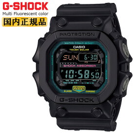 G-SHOCK カシオ Gショック ビッグケース GX-56MF-1JF ブラック＆マルチカラー ソーラー Multi Fluorescent color Series デジタル スクエア 黒 腕時計 （GX56MF1JF）【あす楽】