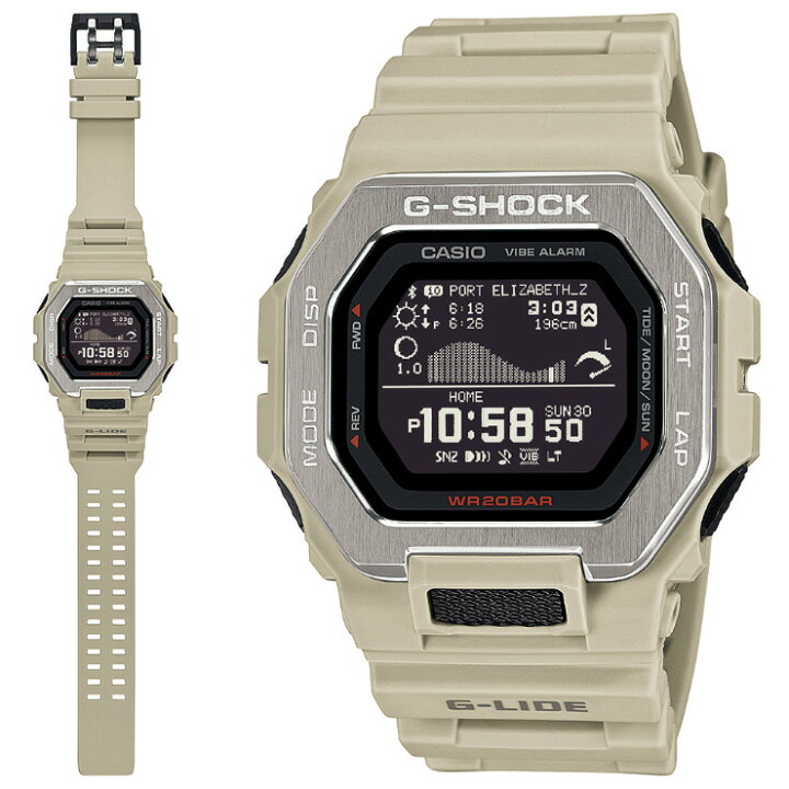 楽天市場】G-SHOCK G-LIDE GBX-100-8JF サンドベージュ カシオ G  
