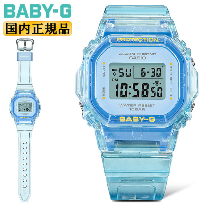 楽天市場】カシオ ベビーG ミニサイズ BGD-565SJ-2JF ブルー 
