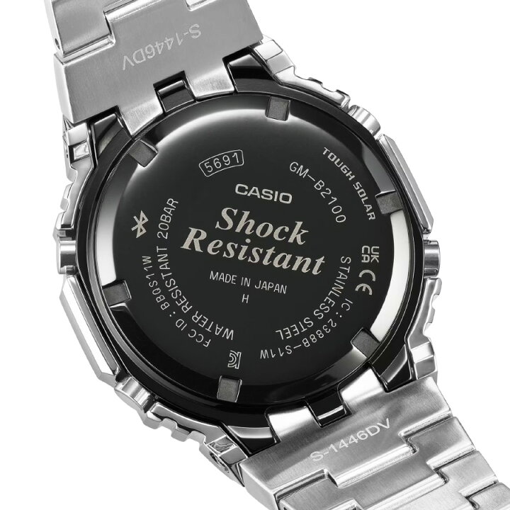 楽天市場】G-SHOCK Gショック フルメタル ソーラー GM-B2100SD-1AJF  