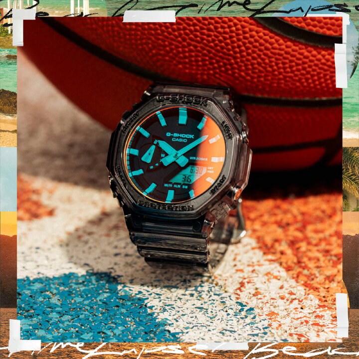 楽天市場】G-SHOCK Gショック GA-2100TLS-8AJF グレースケルトン  