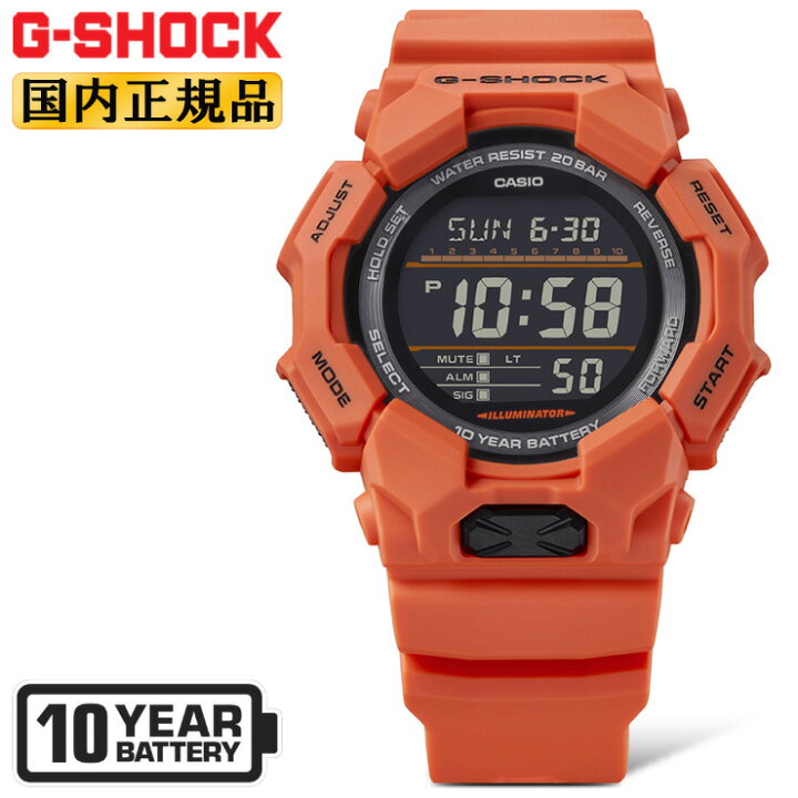楽天市場】G-SHOCK Gショック オレンジ GD-010-4JF カシオ ビッグ 