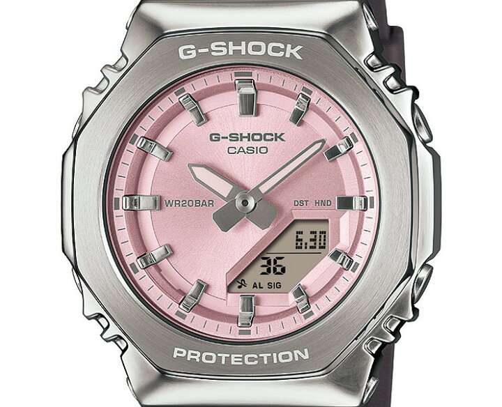楽天市場】G-SHOCK Gショック メタルカバード ミッドサイズ ピンク 