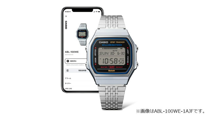 楽天市場】カシオ コレクション モバイルリンク機能 ABL-100WEG-9AJF 