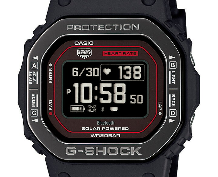 楽天市場】G-SHOCK G-SQUAD メタルベゼル DW-H5600MB-1A4JR ブラック 