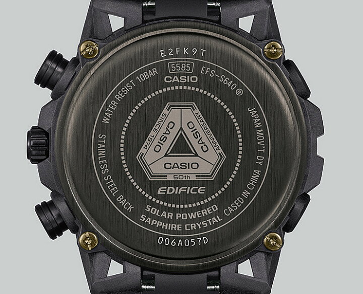 楽天市場】エディフィス カシオウォッチ50周年記念シリーズ EFS-S640ZE 