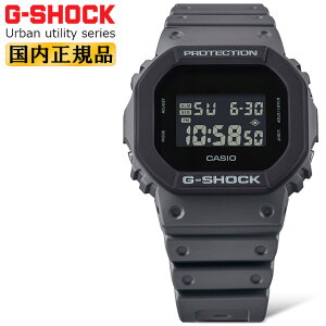G-SHOCK G�V���b�N DW-5610UU-8JF �O���[���u���b�N �J�V�I �I���W�� Urban utility series �f�W�^�� �X�N�G�A �� �D�F �����Y �r���v�iDW5610UU8JF�j [�݌ɂ���]