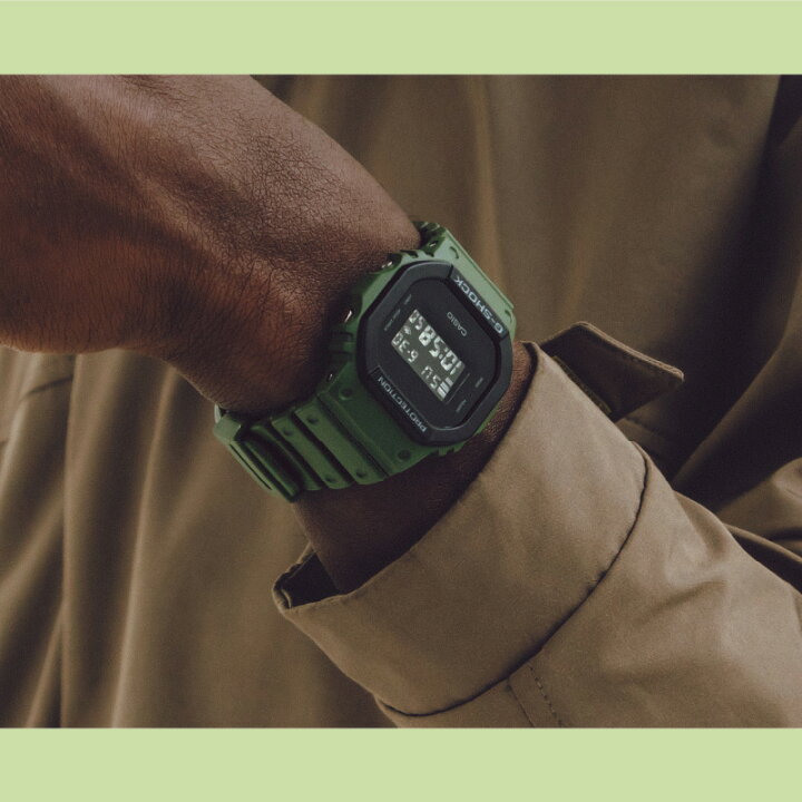 楽天市場】[在庫あり] G-SHOCK Gショック DW-5610UU-3JF オリーブ 