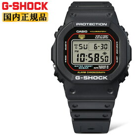 G-SHOCK Gショック DW-5600RL-1JF 初代G-SHOCKカラーモチーフ Iconic Styles カシオ オリジン デジタル スクエア ブラック 黒 メンズ 腕時計（DW5600RL1JF） [在庫あり]