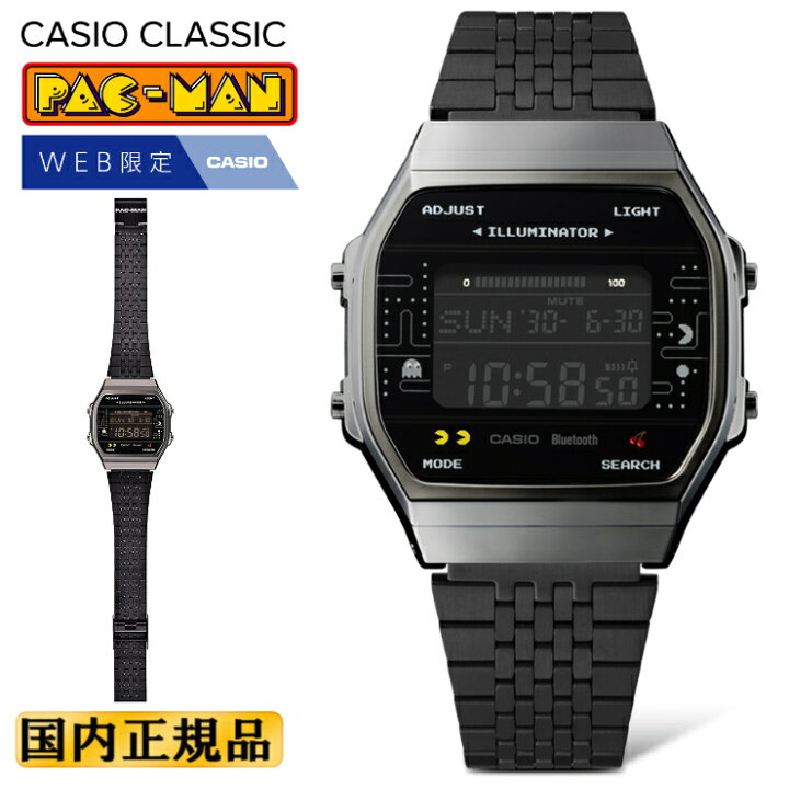 楽天市場】WEB限定 カシオ クラシック パックマン コラボ ABL-100WEPC 