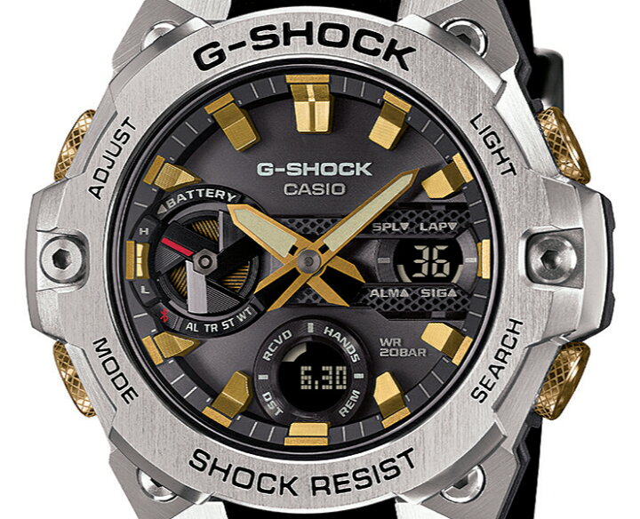楽天市場】G-SHOCK Gショック Gスチール 「永遠の蛇」モチーフ GST 